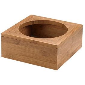 Bamboo stand for bowl