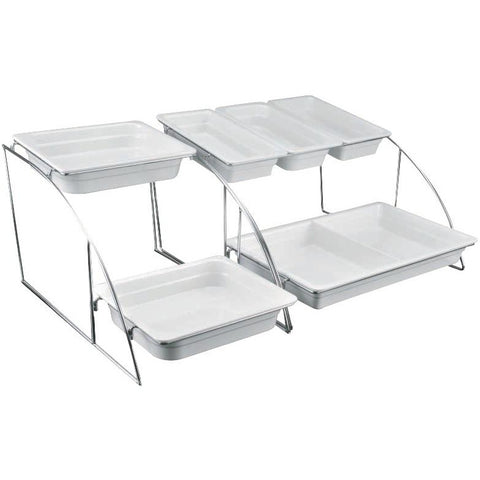 GN 1/2 container stand with two levels 36cm