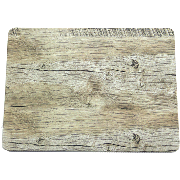 Rectangular melamine platter "Wooden look" GN 1/2
