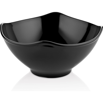 Melamine square bowl 36xh17cm BLACK