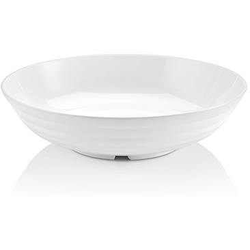 Melamine round bowl 33.5xh8cm WHITE