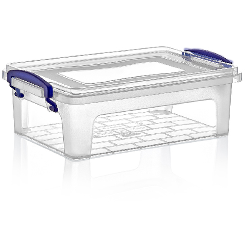 Rectangular food storage box with lid 2 litres