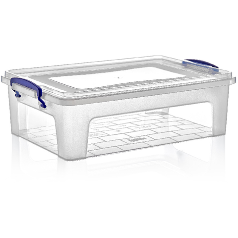Rectangular food storage box with lid 10 litres