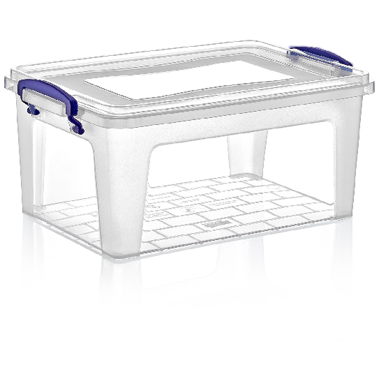 Rectangular Deep Storage System Rectangular deep storage box with lid 5.5 litres – HORECANO