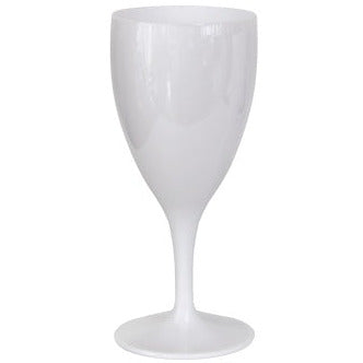 Polycarbonate wine glass “Premium White” 320ml
