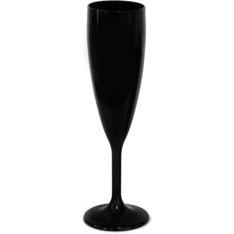Polycarbonate champaign flute “Premium Black” 180ml
