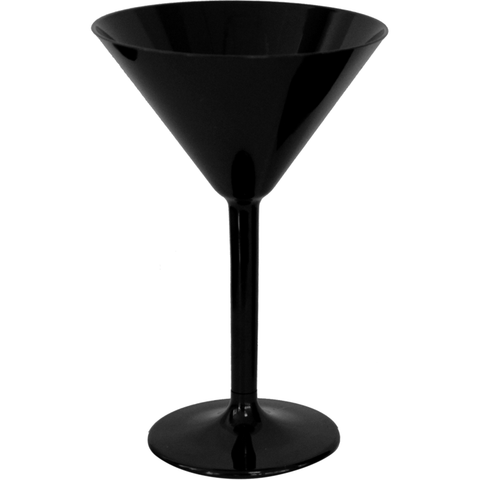 Polycarbonate martini glass “Premium Black” 200ml