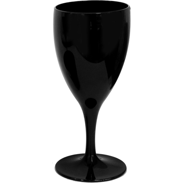 Polycarbonate wine glass “Premium Black” 320ml