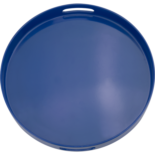 Deep serving tray Blue 35cm