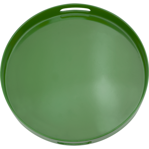 Deep serving tray green 37.5cm