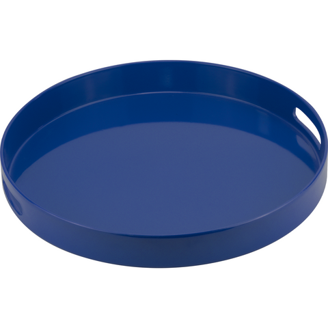 Deep serving tray Blue 33cm