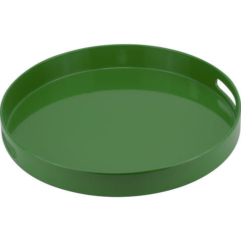 Deep serving tray Green 33cm