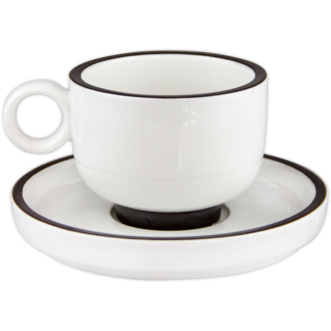 HORECANO Hella White cup with saucer 200ml