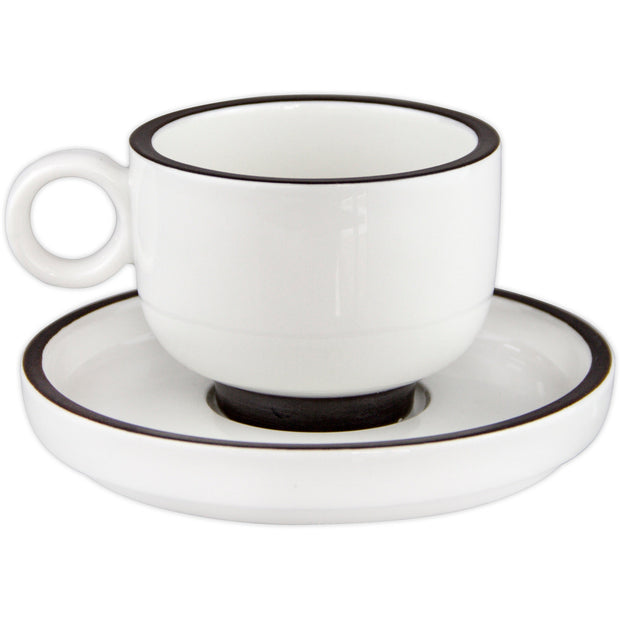 HORECANO Hella White cup with saucer 200ml