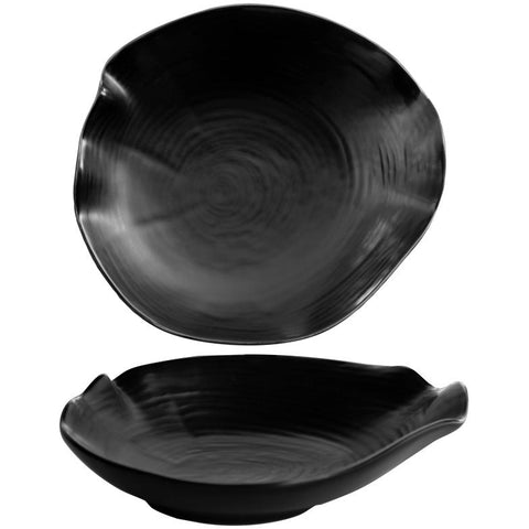 HORECANO Willow black deep plate 17cm