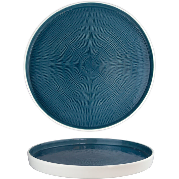 HORECANO Hella Blue flat plate "Steel Blue" 28cm