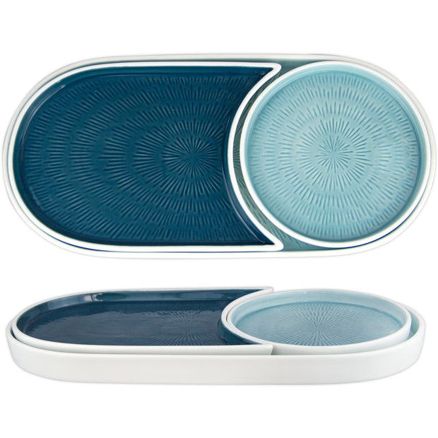 HORECANO Hella Blue set of 3 plates