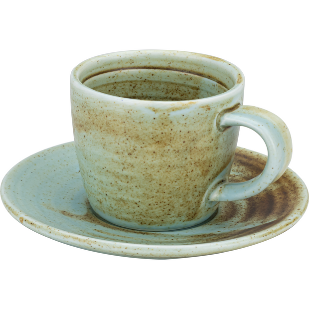 HORECANO River espresso cup 90ml with saucer 12cm