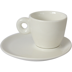 Banquet cup for espresso with saucer 70ml