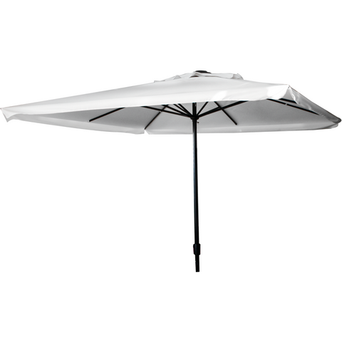 Square market umbrella white 3m