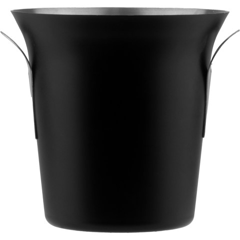 Stainless steel ice bucket "Royal" black 11cm