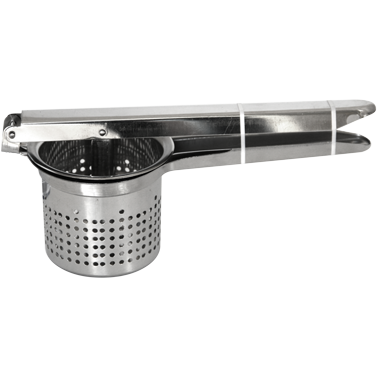 Stainless steel vegetable press masher