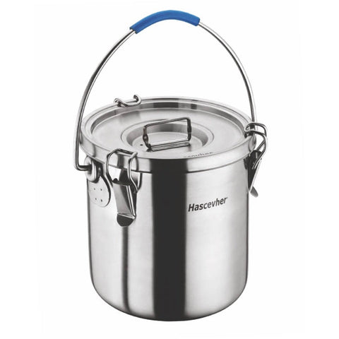 Stainless steel food transport pot 50 litres
