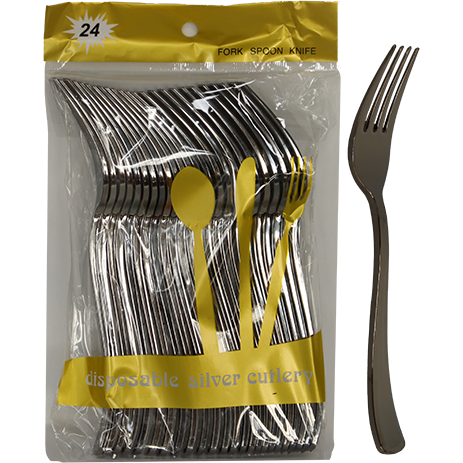 Disposable fork medium 24 pcs