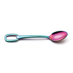 Dessert spoon with PVD coating 14.5cm