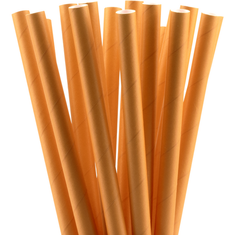 Packet of 50 straws "Bubble Tea Mixed Colours" 1.2x26cm