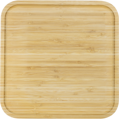 Square bamboo serving board 20cm