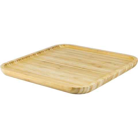 Square bamboo serving board 20cm