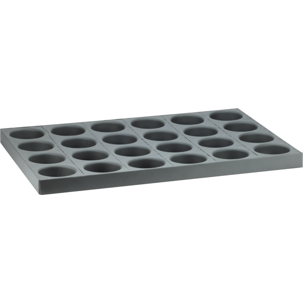 Industrial metal cake mould for 24 cupcakes 60cm