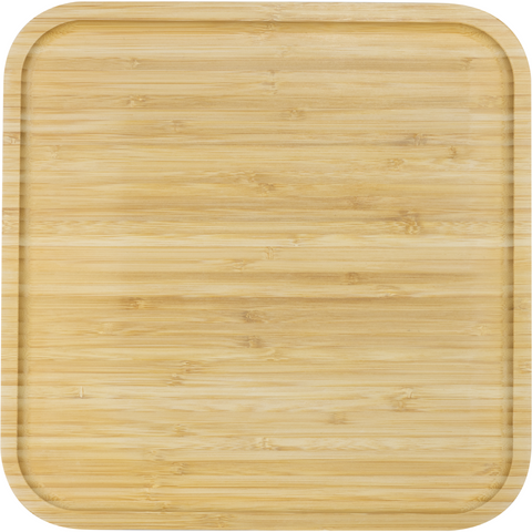 Square bamboo serving board 30cm