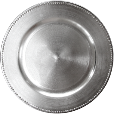 Charger plate "Old fashioned" silver 33cm