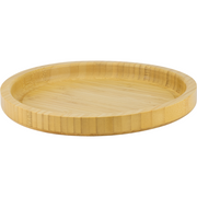 Round bamboo serving board 25cm