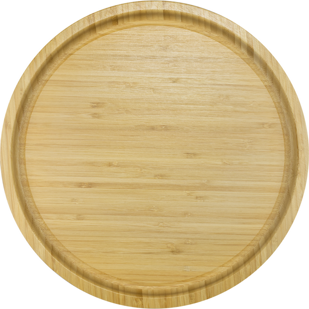 Round bamboo serving board 25cm