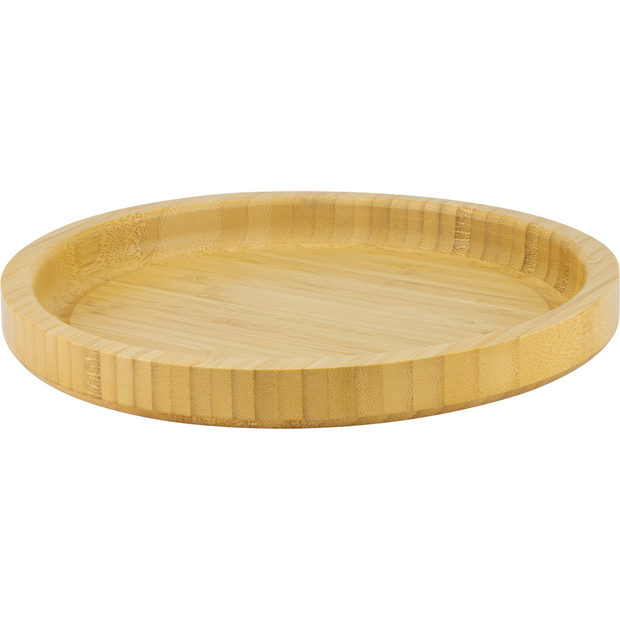 Round bamboo serving board 25cm