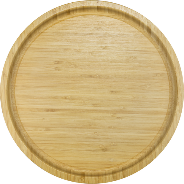 Round bamboo serving board 30cm
