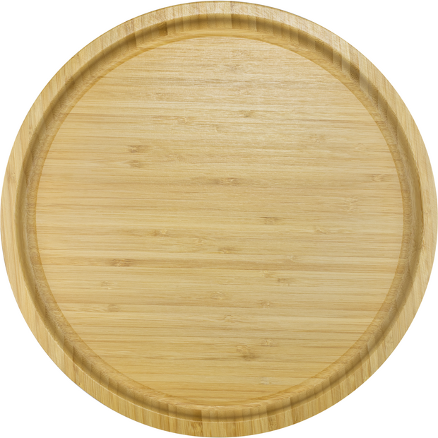 Round bamboo serving board 34.5cm