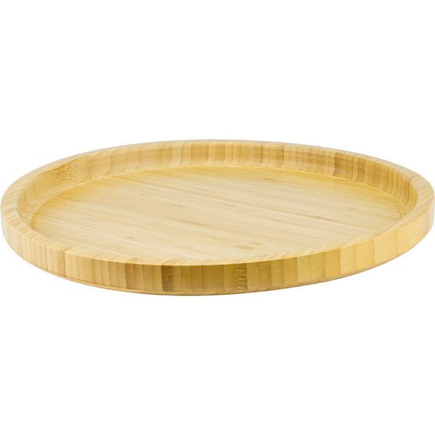 Round bamboo serving board 34.5cm