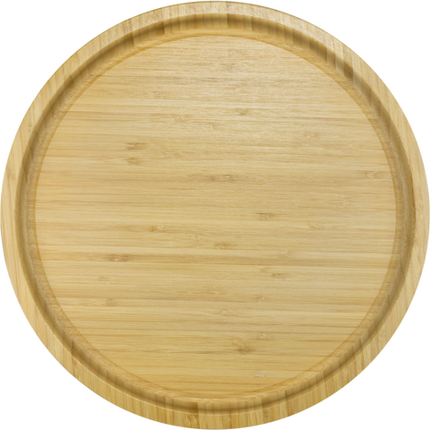 Round bamboo serving board 39.5cm