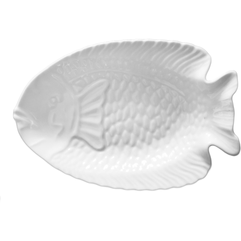 Embossed fish plate 30cm