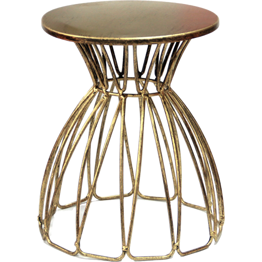 Round metal buffet stand "Gold" 25cm