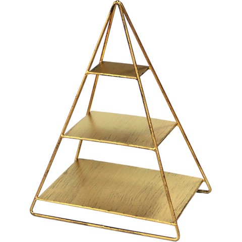 Pyramid buffet stand "Gold" 41cm