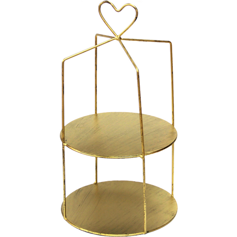 Metal system buffet stand "Gold" 38cm