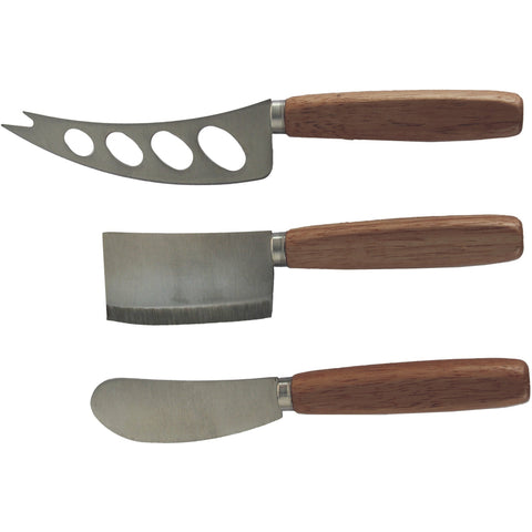 Cheese knife set 3pcs "Dark"