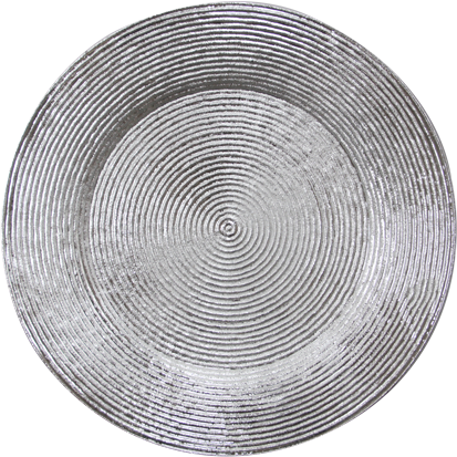 Charger plate "Wicked" silver 33cm