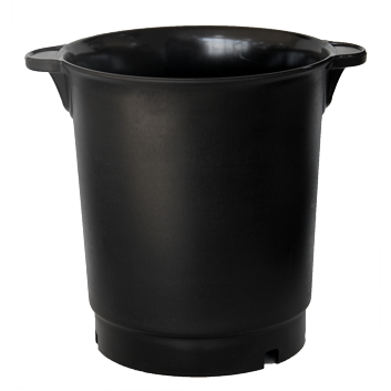 Polycarbonate champagne bucket black 4 litres