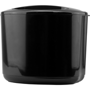 Acrylic ice bucket with lid black 10 litres